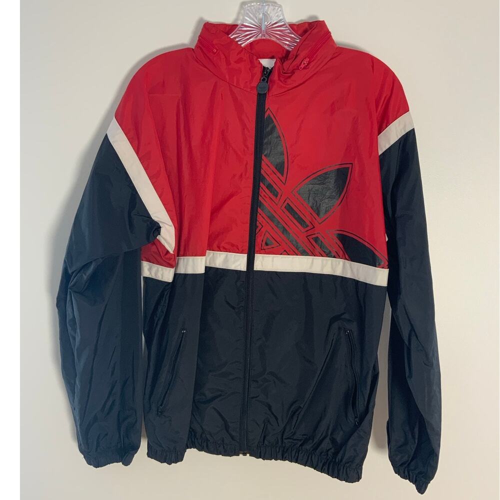 Adidas Vintage Red/Black Windbreaker size‎ medium